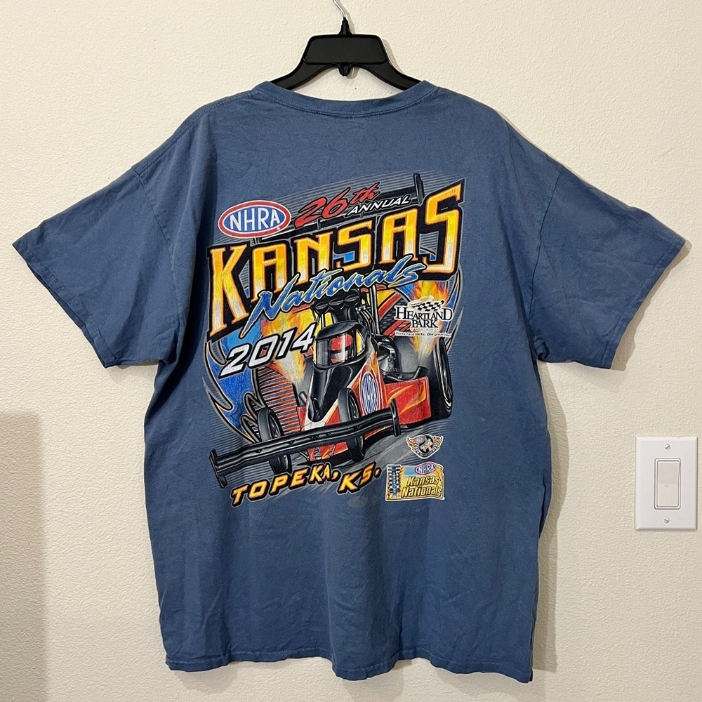 NHRA Kansas Nationals 2014 Tee | XL | Drag Racing Graphic Motorsport
